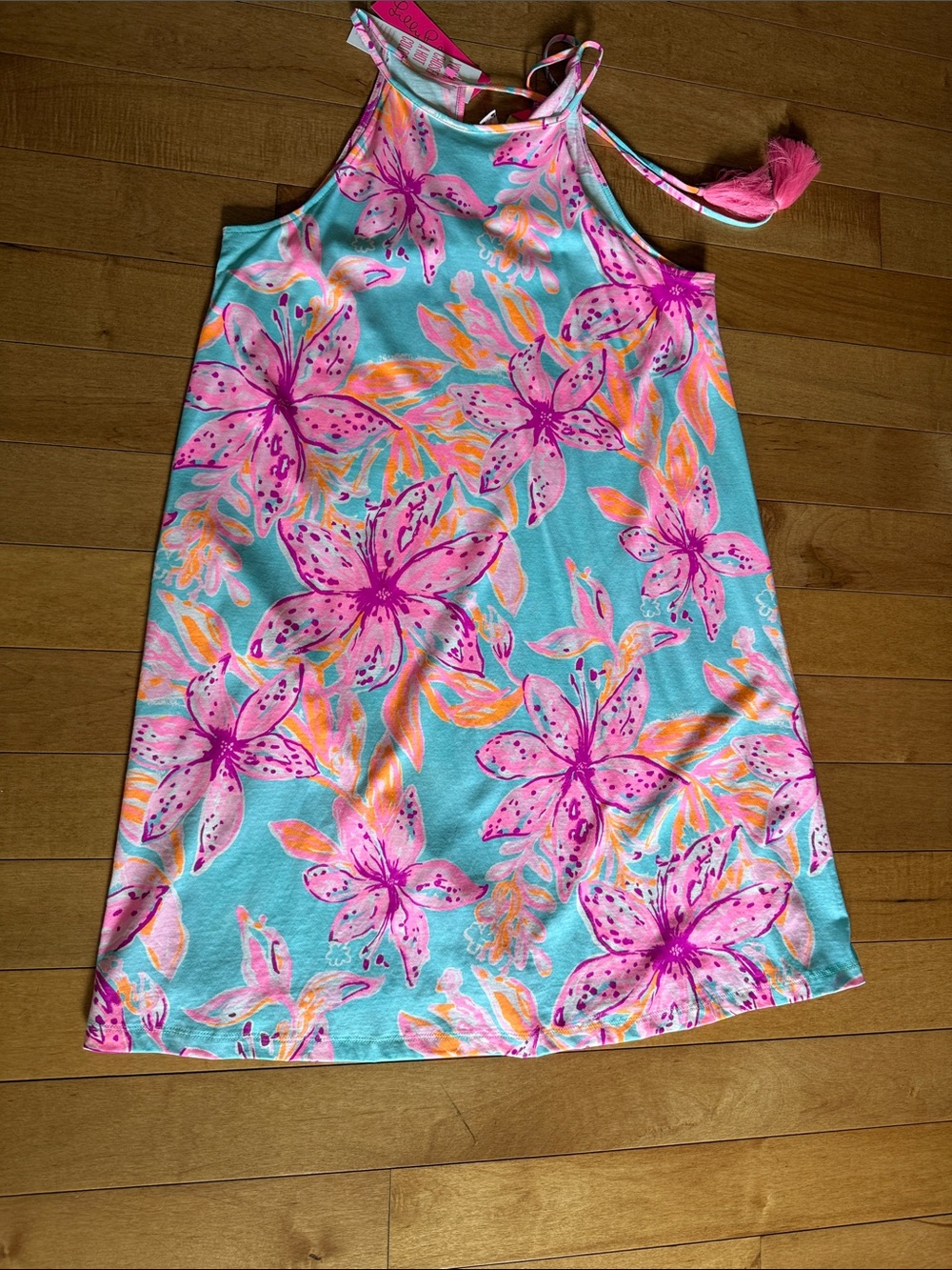 Lilly Pulitzer Surf Blue Bonita Blooms Margot Dress